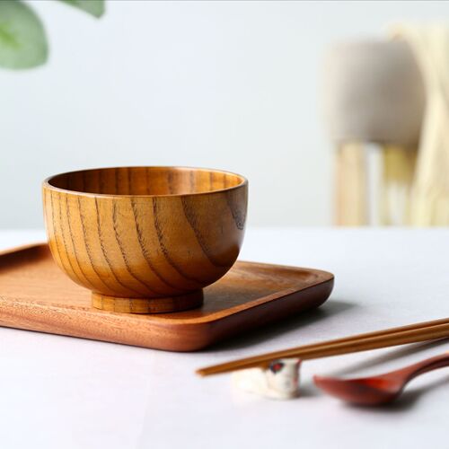 Sanchuang Gift wooden bowls, solid wood tableware sets of your choice, plates, high-looking dishes, wholesale