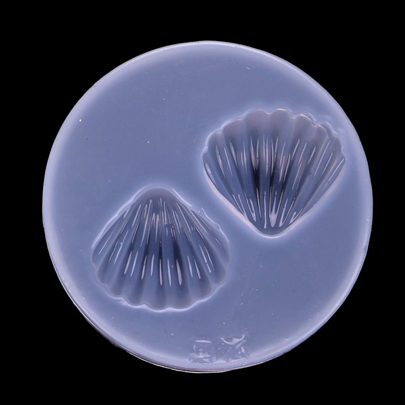 Tamaño espejo arco Shell corona estrella de mar epoxi pegamento UV molde de silicona joyería hecha a mano caja del teléfono Decoración