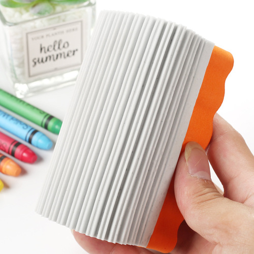 Water-soluble chalk eraser dust-free chalk special whiteboard blackboard eraser dual-use board eraser washable sponge teacher only