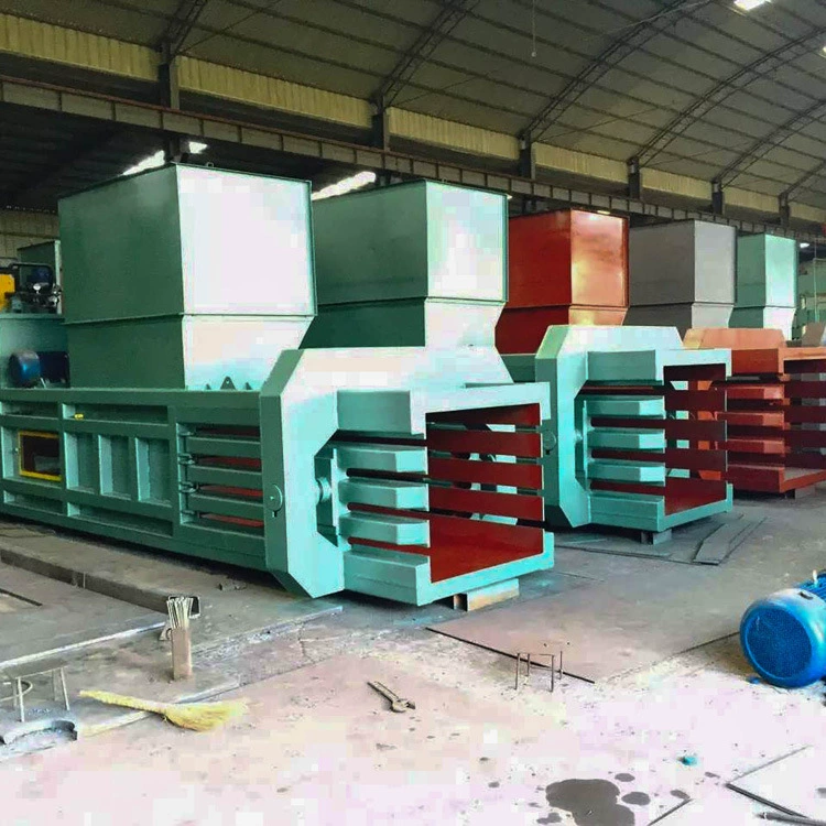 Гидравлический компрессионный пресс для одежды для отходов, горизонтальная машина для переплета бумаги для книг, бутылок для напитков, машина для сбора мусора