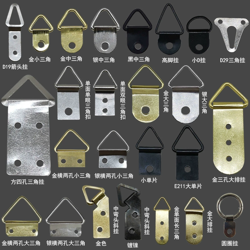 ✅Фабрика прямых продаж новый треугольный крючок подвесной круг подвесные аксессуары фоторамки рамка рамка рамка скрыта 200 шт