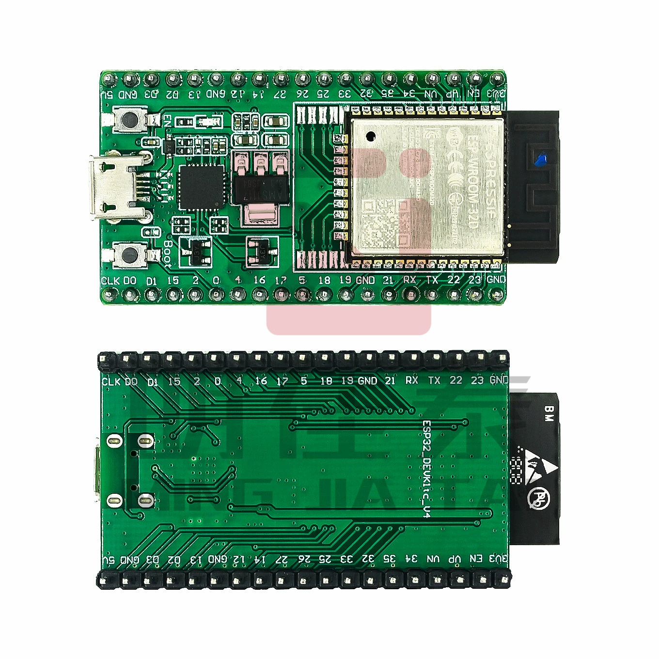 Плата разработки ESP32-DevKitC, базовая плата ESP32, совместима с модулями 32D/32U