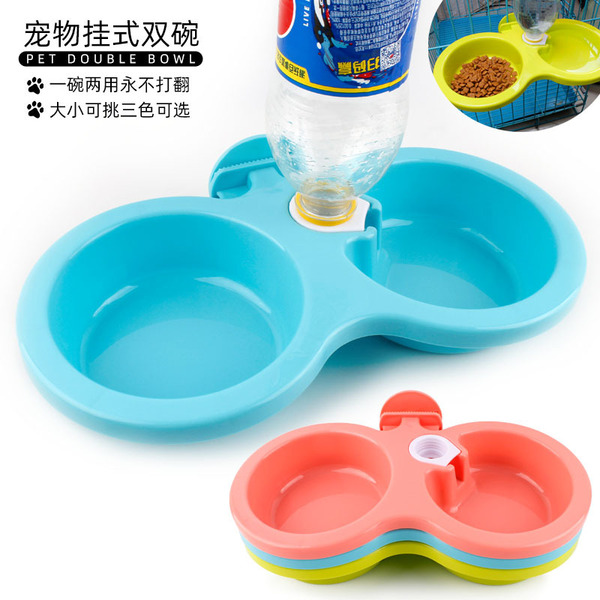 Pet bowl plastic suspension drinking waterware dog dog feeder…