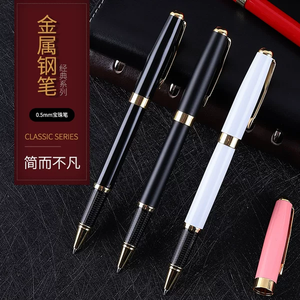 Manufacturer Wholesale Metal Pen Business Office Signature Pen Gift Pen Gel Pen Custom Ballpoint Pen Laser Logo