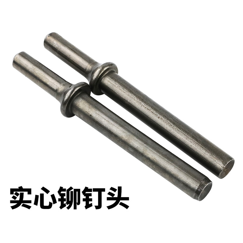 Cabeza de pistola de remache neumática cabeza de martillo de remache sólido semi-hueco ojal martillo neumático señal de publicidad de tráfico cabeza de remache