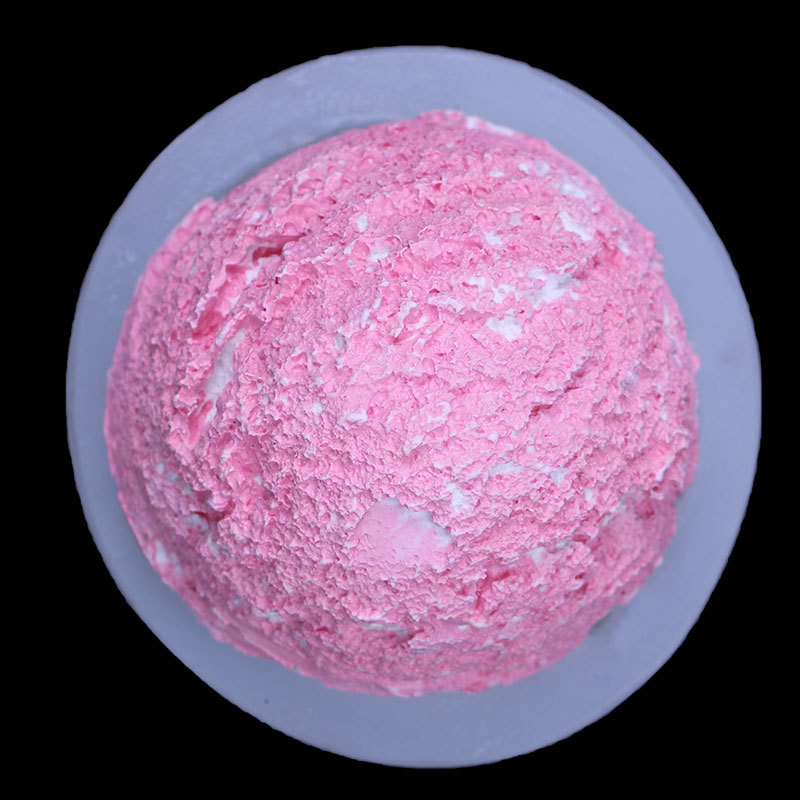 DIY bola de helado modelado molde silicona pastel fondant chocolate aromaterapia yeso arcilla vela decoración