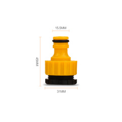 Connect the water pipe to the faucet adapter for car washing hose and nozzle connector 4/6 inch plastic standard quick-connect fitting