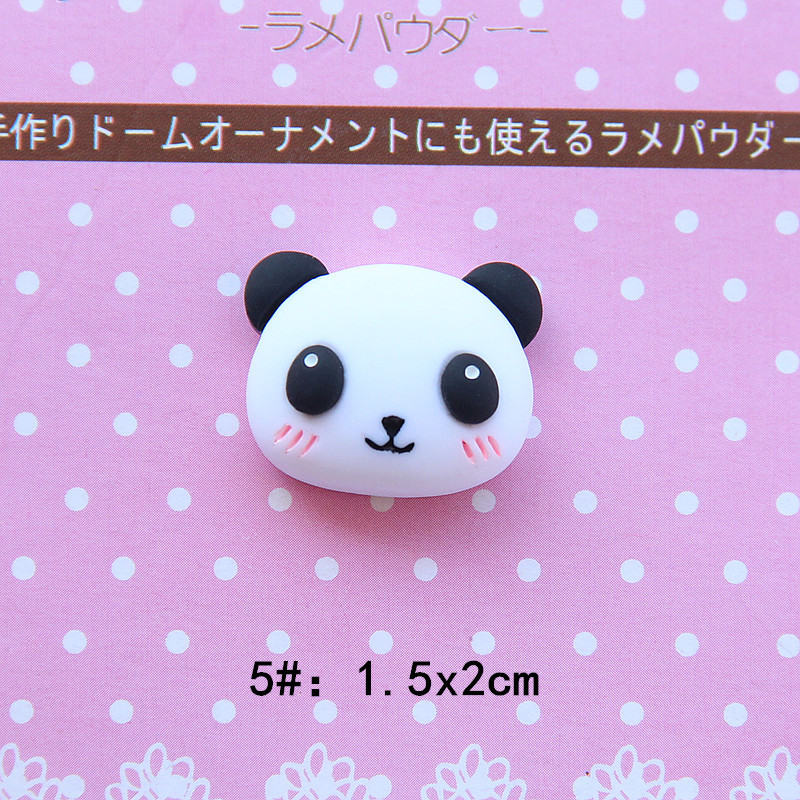 Mate accesorios para el cabello de los Niños Accesorios del anillo del pelo teléfono móvil Shell DIY resina material pequeño animal de dibujos animados accesorios de joyería Cat Claw