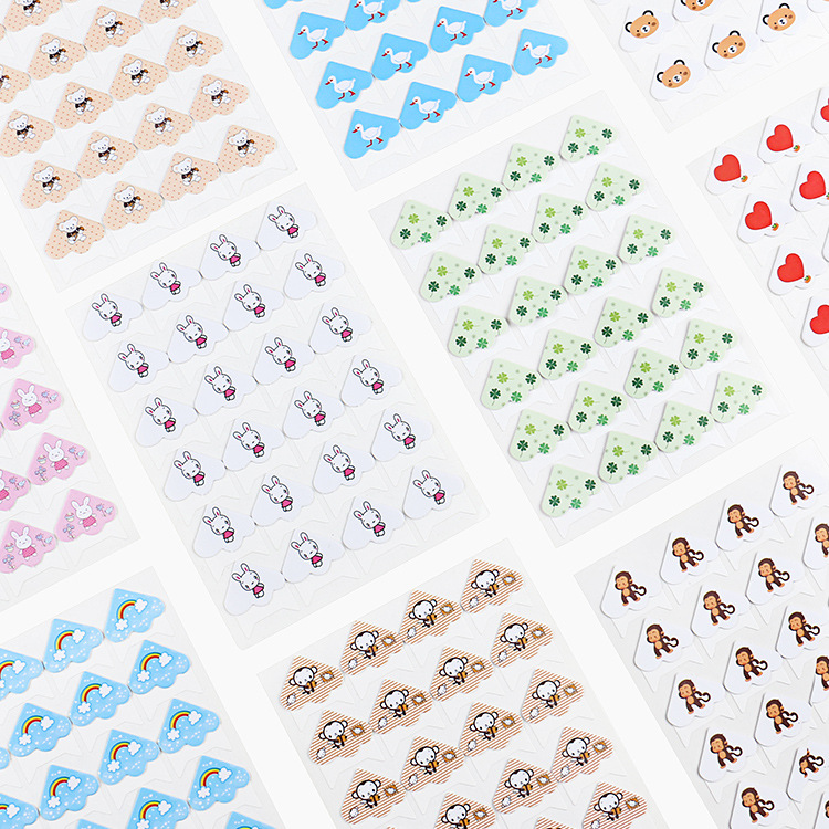 Fábrica nuevo 11 de dibujos animados pegatinas de esquina DIY álbum accesorios hechos a mano regalo creativo pegatinas de esquina boutique