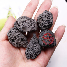 批发黑色优质火山石污水岩石多孔透气园艺造景厂家批发外贸