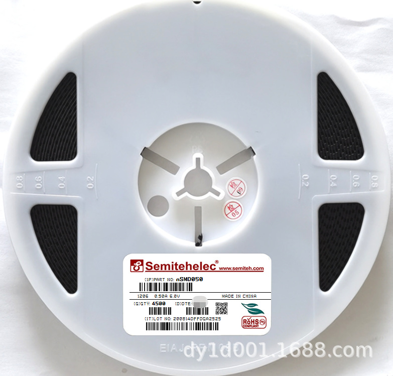 nSMD050 PPTC自恢复保险丝1206 0.5A 6V SEMITEH 全新原装正品