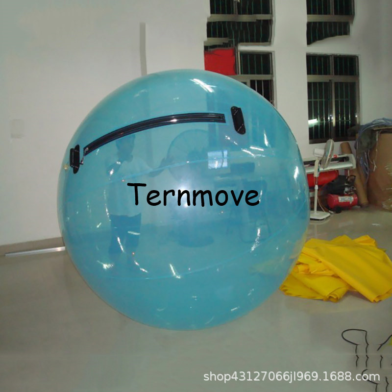 充气水上步行球透明水晶舞蹈芭蕾跳舞户外碰碰水上滚筒球走秀球