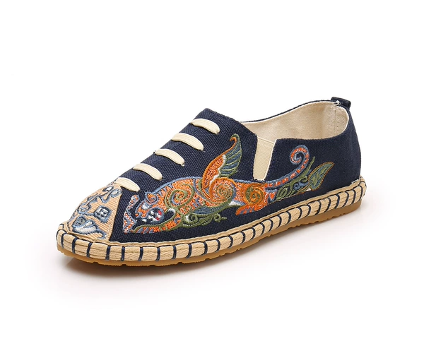 Tibetan green single shoes