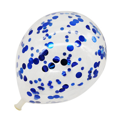 12 pulgadas globo de sequilla decoración de látex transparente globo de papel de decoración de boda fiesta de cumpleaños al por mayor