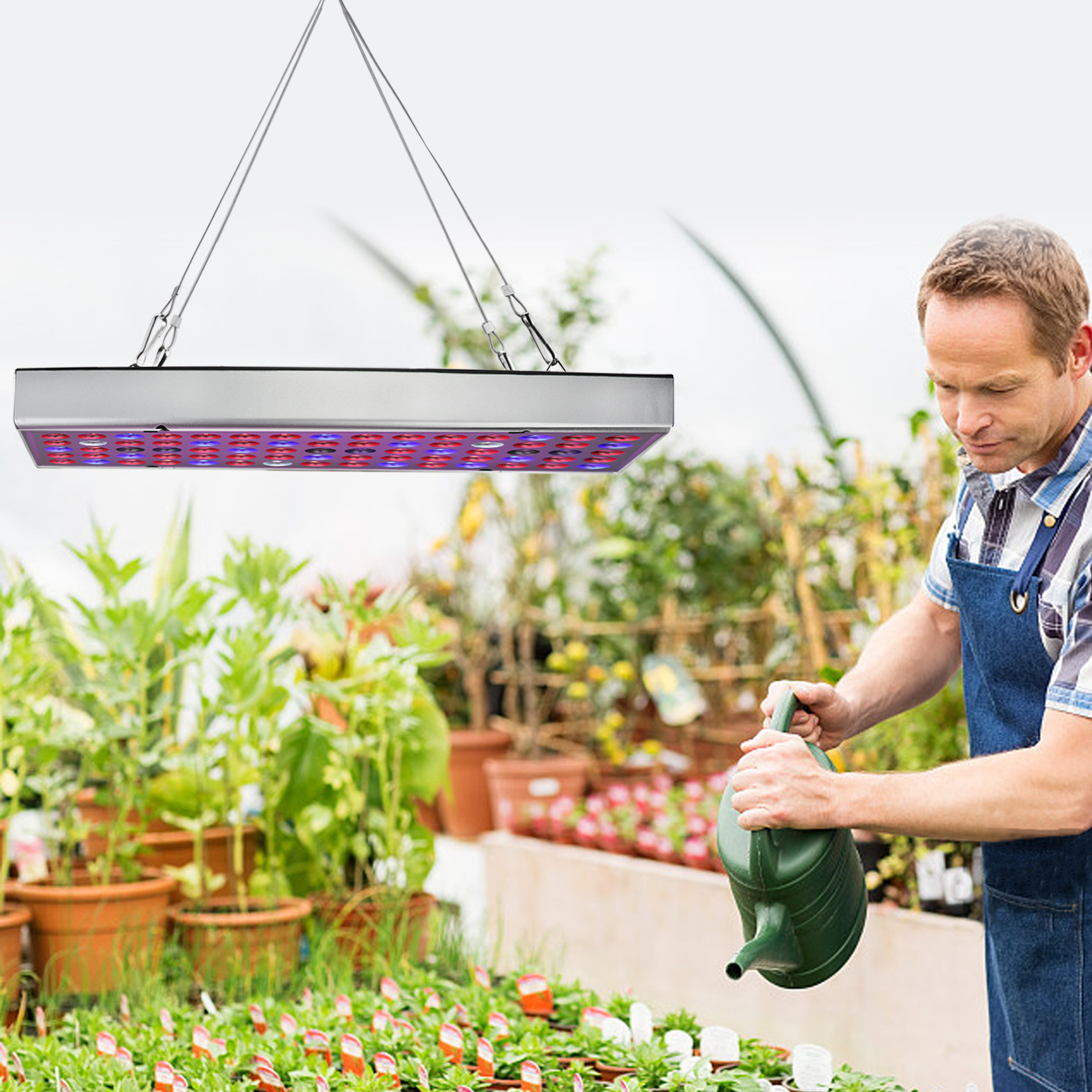 LED plant lamp, 45W, 25W, comfortable light spectrum 4