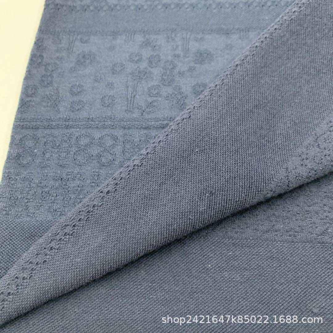 厂家供应， CVC单面提花布