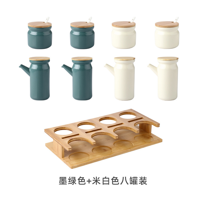 Cerámica creativa tarro de condimento traje cocina hogar sal tarro condimento caja condimento botella condimento caja azúcar gourmet polvo condimento tarro