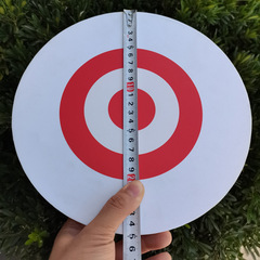 Factory-direct supply outdoor round black and white EVA mobile archery target, archery game entertainment attack and defense arrow single-color dart target