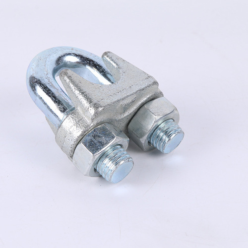 Wholesale galvanized manganese steel wire rope clamping head U-shaped clip rope claw rigging head