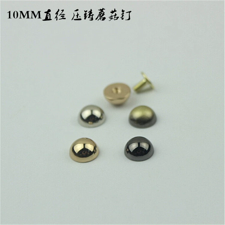 Багаж кожа Аппаратные аксессуары сумка литье под давлением гриб Гвоздь ногти дуги поверхности винта Диаметр 10 мм ногти