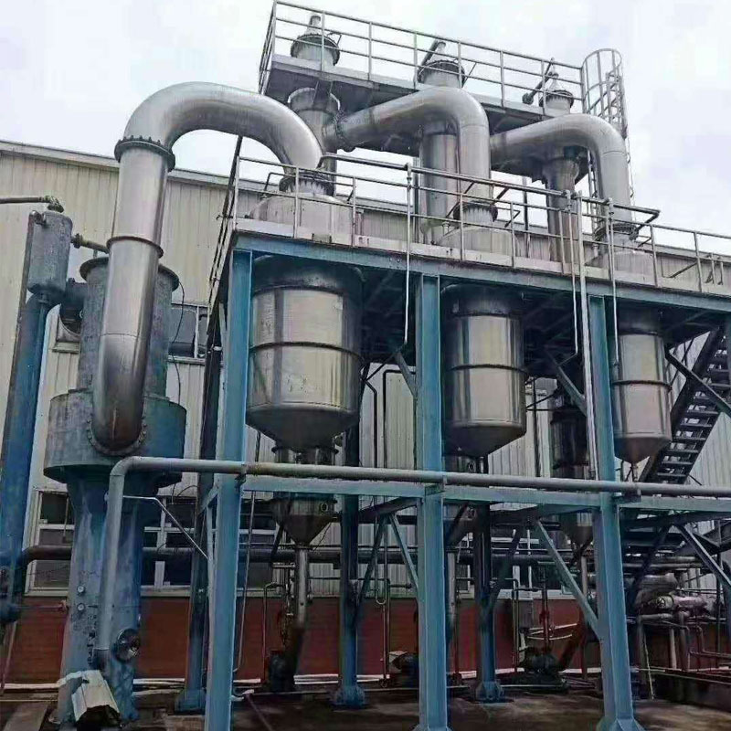 二手不锈钢浓缩蒸发器 二手单效1吨蒸发器单效降膜蒸发器