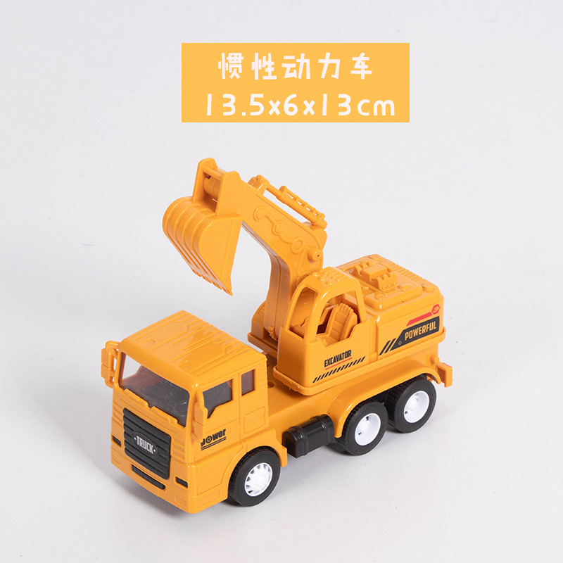 Plástico retráctil grúa de elevación inercia mano empuje ingeniería vehículo compatible con madera pista del tren Juguetes