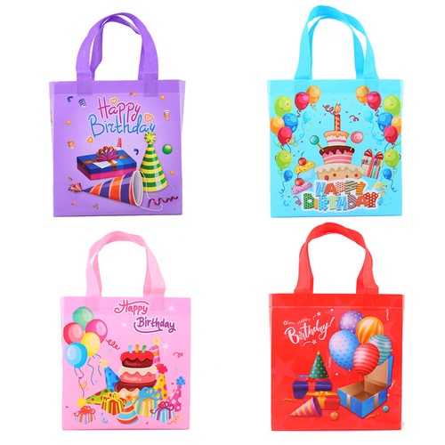 Amazon Cartoon Cute Children's Gifts Shopping Gifts Holiday Non-Woven Bag Lunch Tote Bag Manufacturer