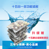 Семейный портретный фильтр Материал рыбный танк -фильтр Материал Керамический кольцо бактериальная бактериальная кремовая рыба пруд Пятнадцать