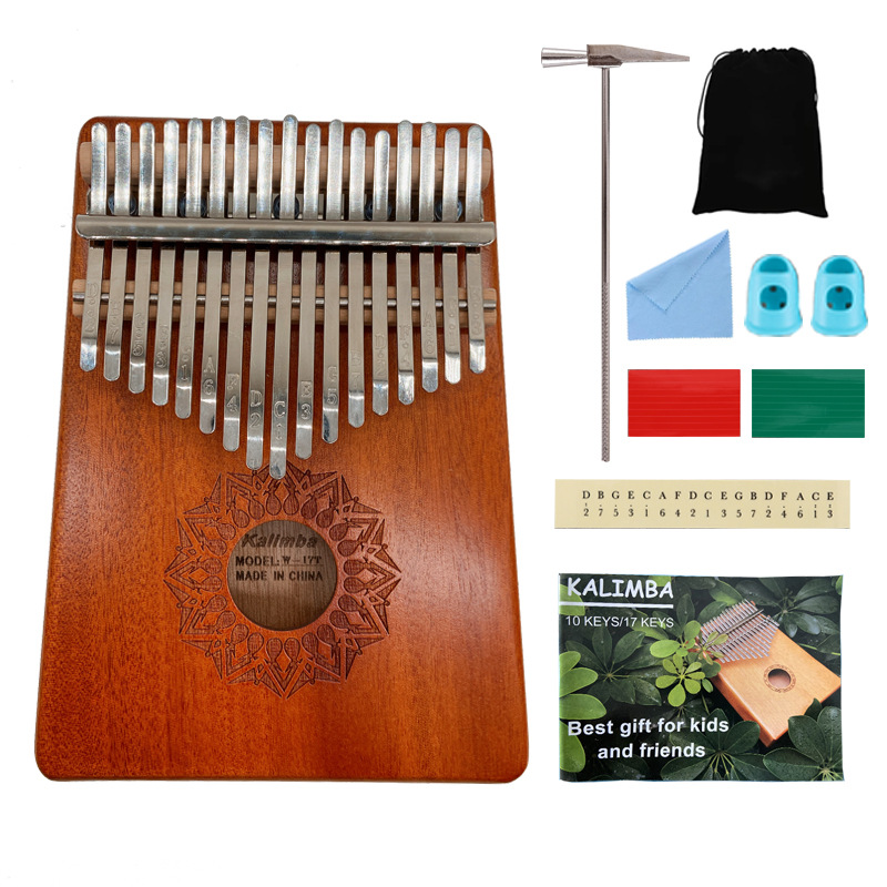 Wen Sheng 21 tonos pulgma 17 tonos pulgma Kalinba 17 tonos pulgma kalimba instrumento musical