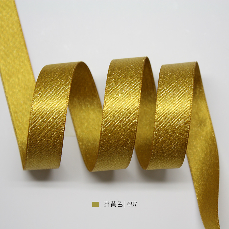 Yao Ming cinta multi-especificación hecha a mano arco DIY accesorios para el cabello material de cocción de la torta cinta de la trama de oro