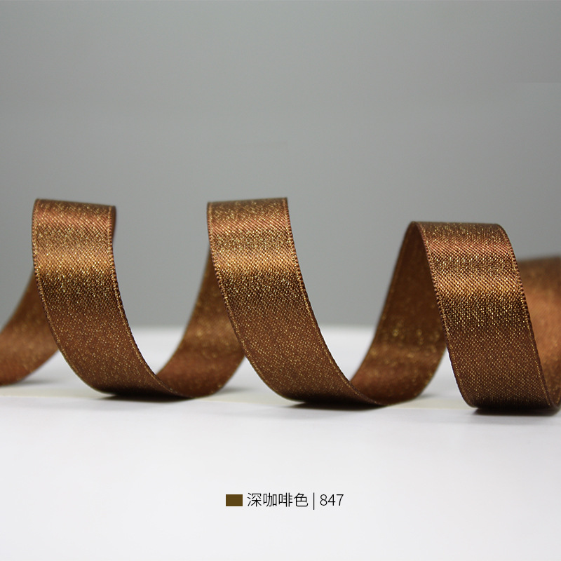 Yao Ming cinta multi-especificación hecha a mano arco DIY accesorios para el cabello material de cocción de la torta cinta de la trama de oro