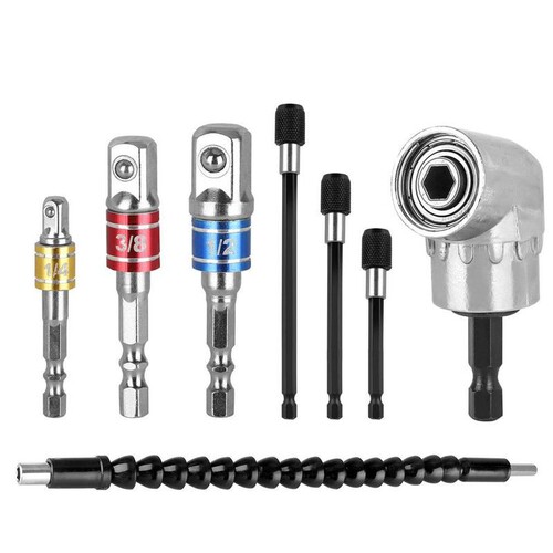 105 degree electric drill cornerer, hexagonal handle bit adapter set, electric screwdriver direction changing tool