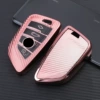 Charcoal fiber-rose gold