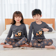 Children's autumn clothes and long trousers set pure cotton spring and autumn cotton sweater bottoming boys and girls boys' clothing autumn and autumn underwear