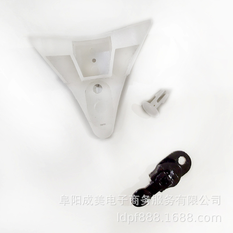 Accesorios de corbata de cremallera de plástico de una tira de hebilla de plástico fácil de tirar accesorios de corbata de cremallera