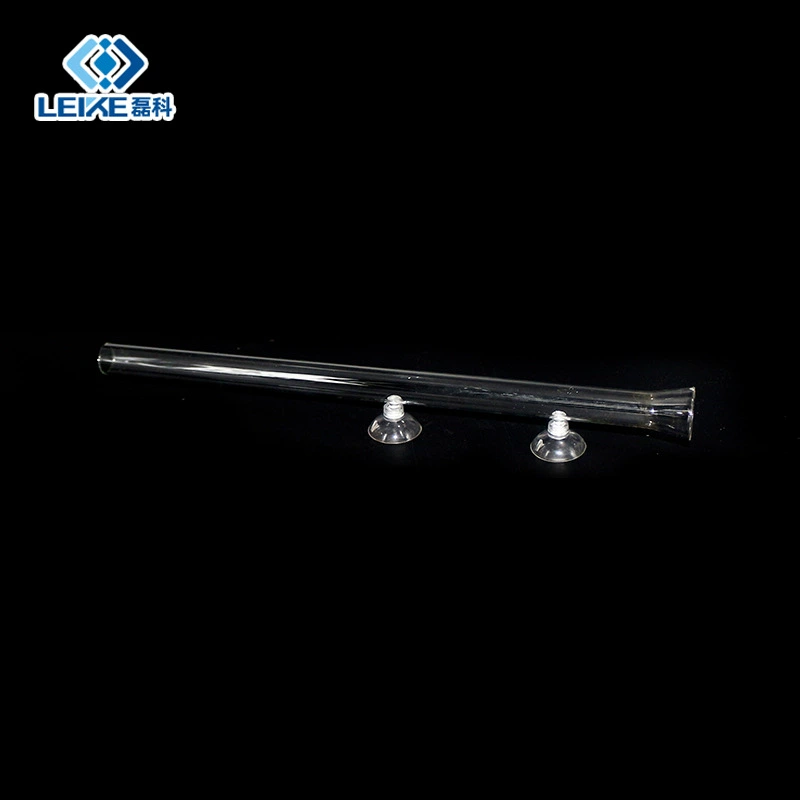 Прозрачная стеклянная трубка для кормления Колокольчик декоративные рыбы креветки кормушка для кормления таз для аквариума производители трубок для кормления аквариума