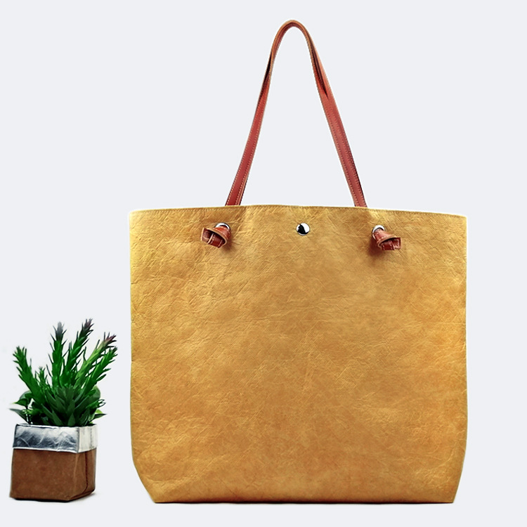 防水杜邦纸手提袋 环保休闲购物袋 可水洗撕不烂牛皮纸包