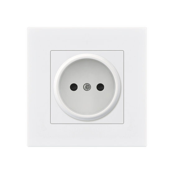 International cross-border 16A French socket with USB French standard panel German European standard power plug French PC white South Korea