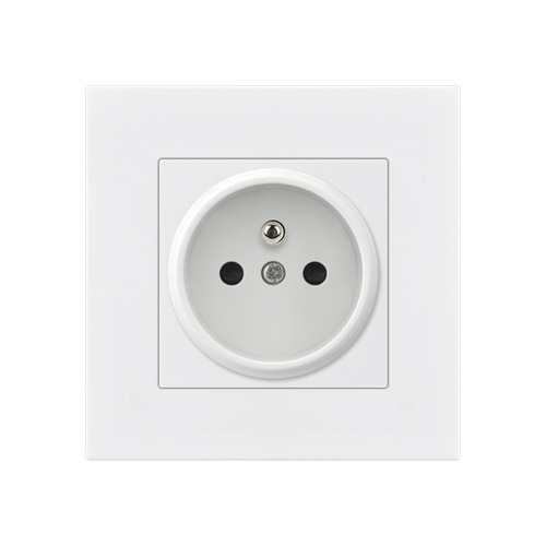 International cross-border 16 French socket with USB French standard panel German European standard power plug French PC white South Korea
