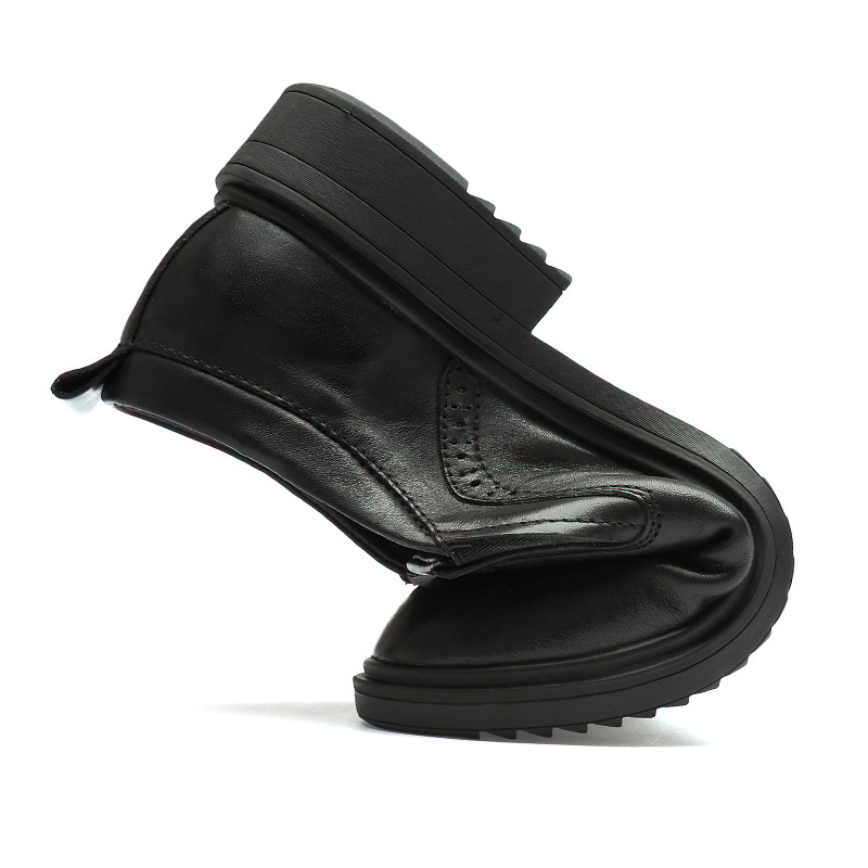 Men's Alligator Pattern Leather Shoes Round Toe Casual Formal_voghion.com