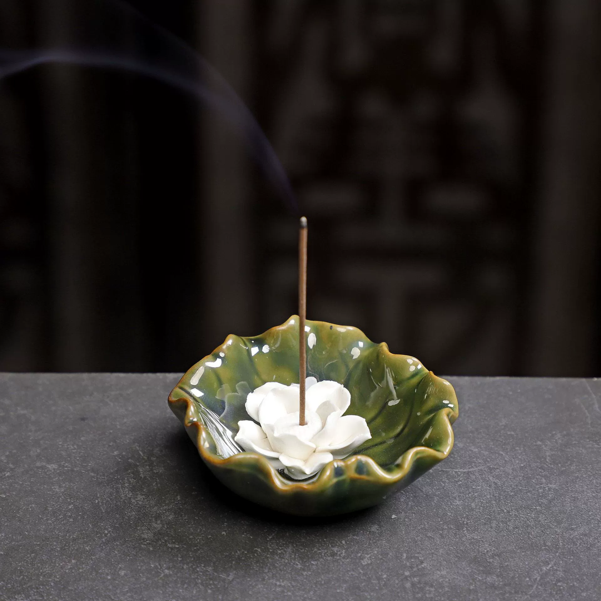 简易 Ceramics Creative Small Flower Incense Incense Insect Ornaments Spot Wholesale