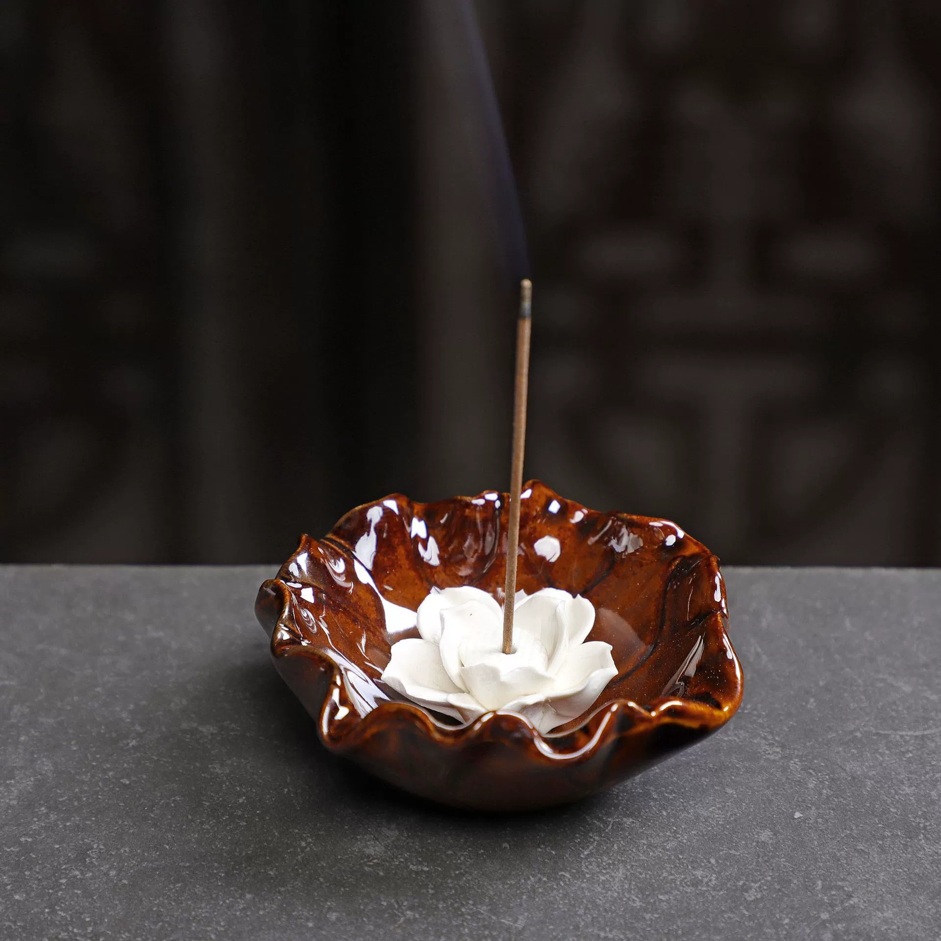 简易 Ceramics Creative Small Flower Incense Incense Insect Ornaments Spot Wholesale