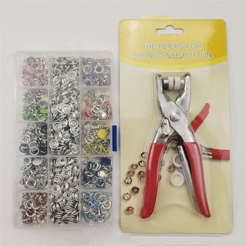 Para transfronterizo en stock color 10/9. 5mm sólido de cinco botones hebilla hueca protección del medio ambiente Niños Bebé Botón de cuatro botones