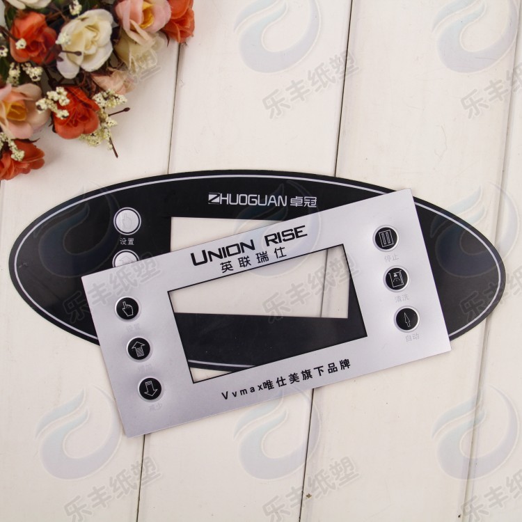 厂家供应PVC薄膜面板 电子电器薄膜按键面板 薄膜开关PVC面板批发