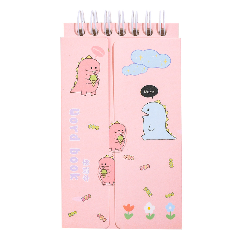 Portátil inglés palabra libro con hebilla de bolsillo estudiante palabra libro Corea del Sur papelería bobina libro al por mayor