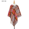 Demi-season cloak, scarf with tassels, trench coat, suitable for import, European style