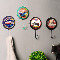 Manufacturer wholesale retro wine bottle cap hooks, home wall crafts, decorative pendants, creative hooks