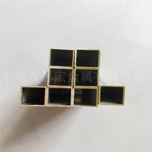 厂家直销H65黄铜方管方形铜管矩形小可加工切割精加工