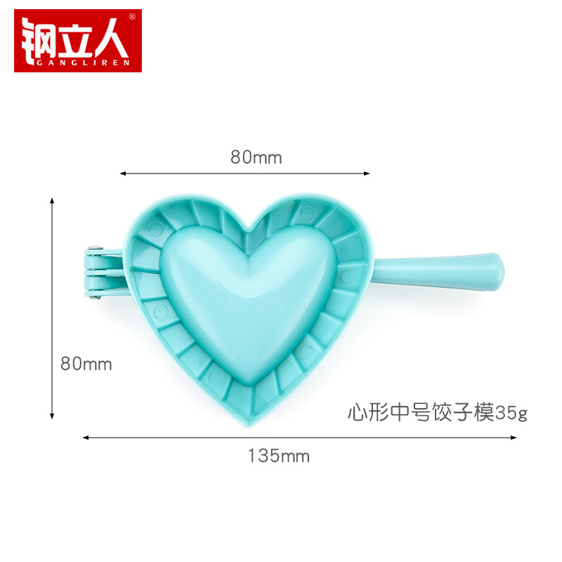 Spot grande, mediano y pequeño PP plástico para hacer bolas de masa molde hogar bricolaje en forma de corazón cocina para hacer bolas de masa al por mayor