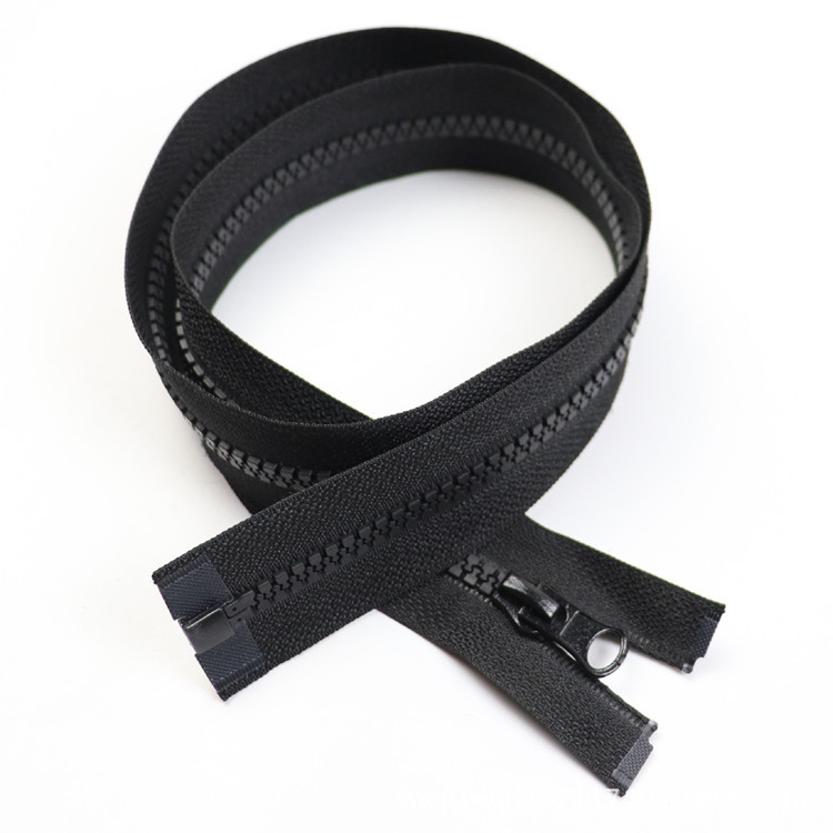 No.5 resin open-end zipper rubber teeth open-end zipper garment front middle zipper quality lengthened resin zipper